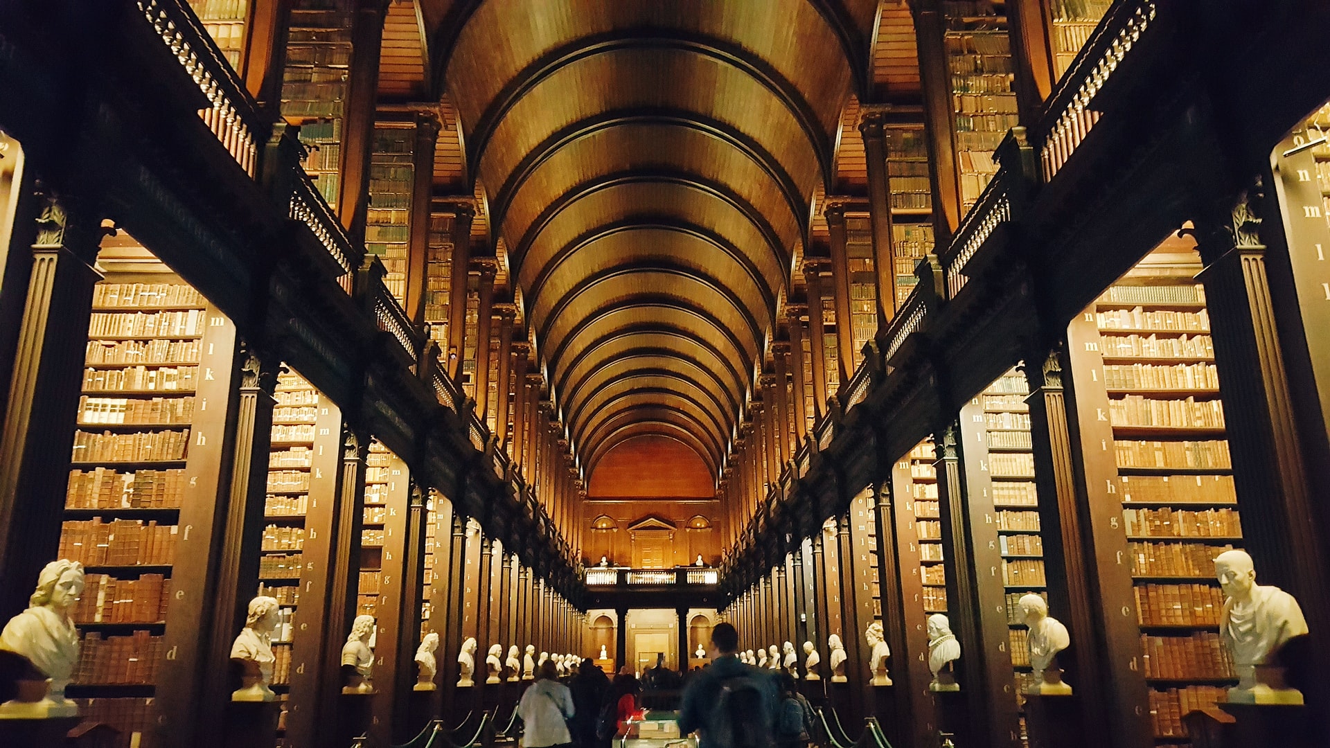 Library of Trinity College Dublin in Ireland
